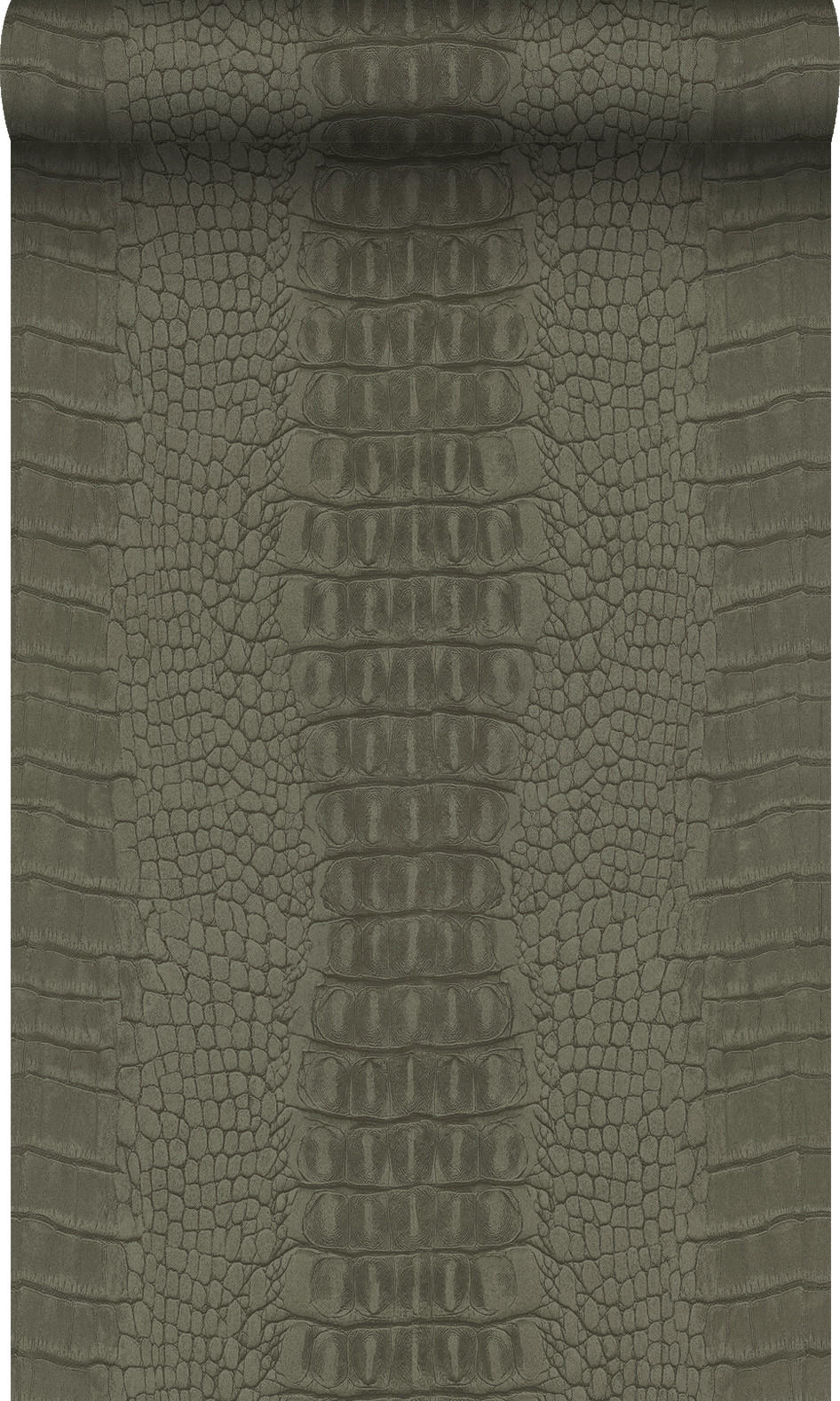TAPETE Krokodil-Optik 53 cm x 10.05 m - Braun, Papier (53/1000cm) - Origin Wallcoverings