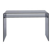 SCHREIBTISCH - 120 cm x 60 cm - glas - anthrazitgrau Stileos - Anthrazit, Glas (120/60/75cm) - Vente-Unique