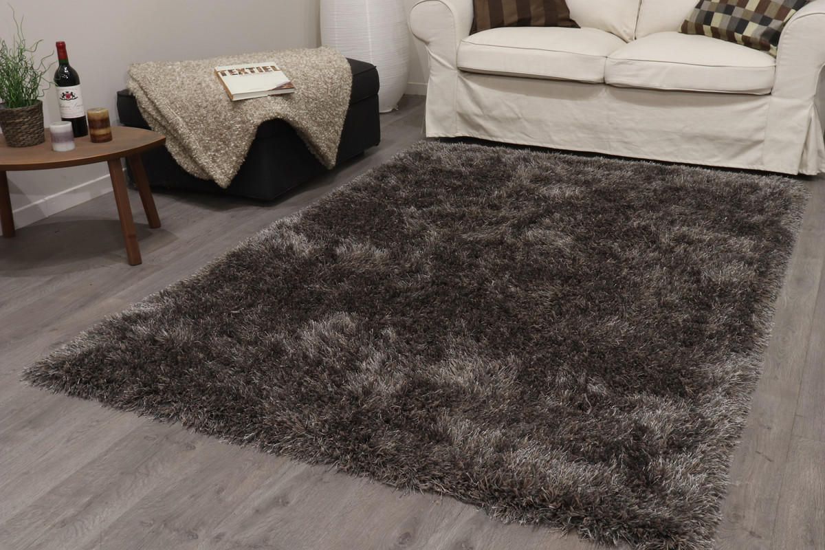 HOCHFLOR-TEPPICH Soho Anthrazit 80x150 cm - Multicolor, Textil (80/150cm) - Vercai Rugs