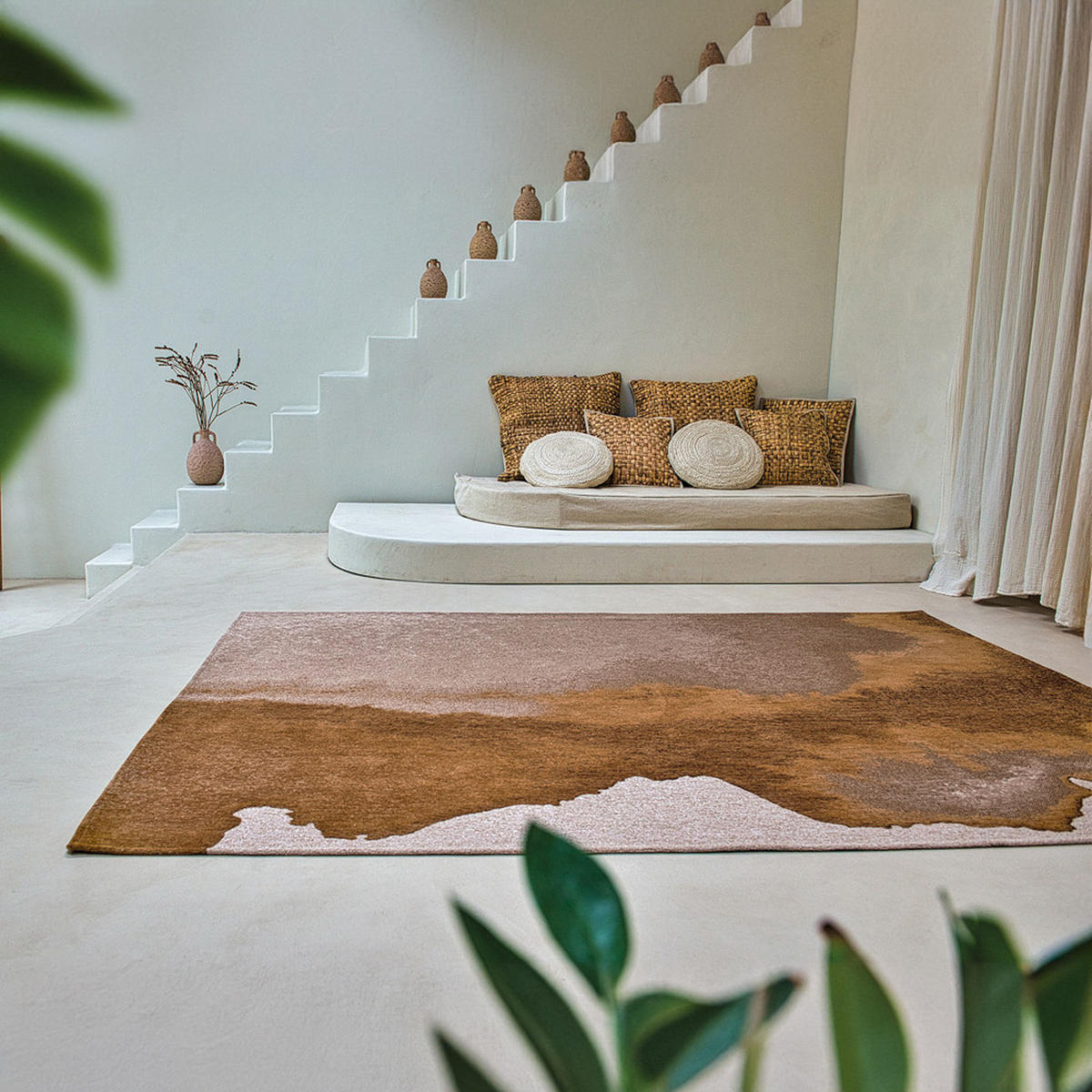 TEPPICH Chestnut Meditation 280/390 cm - Braun, Textil (280/390cm) - Louis De Poortere