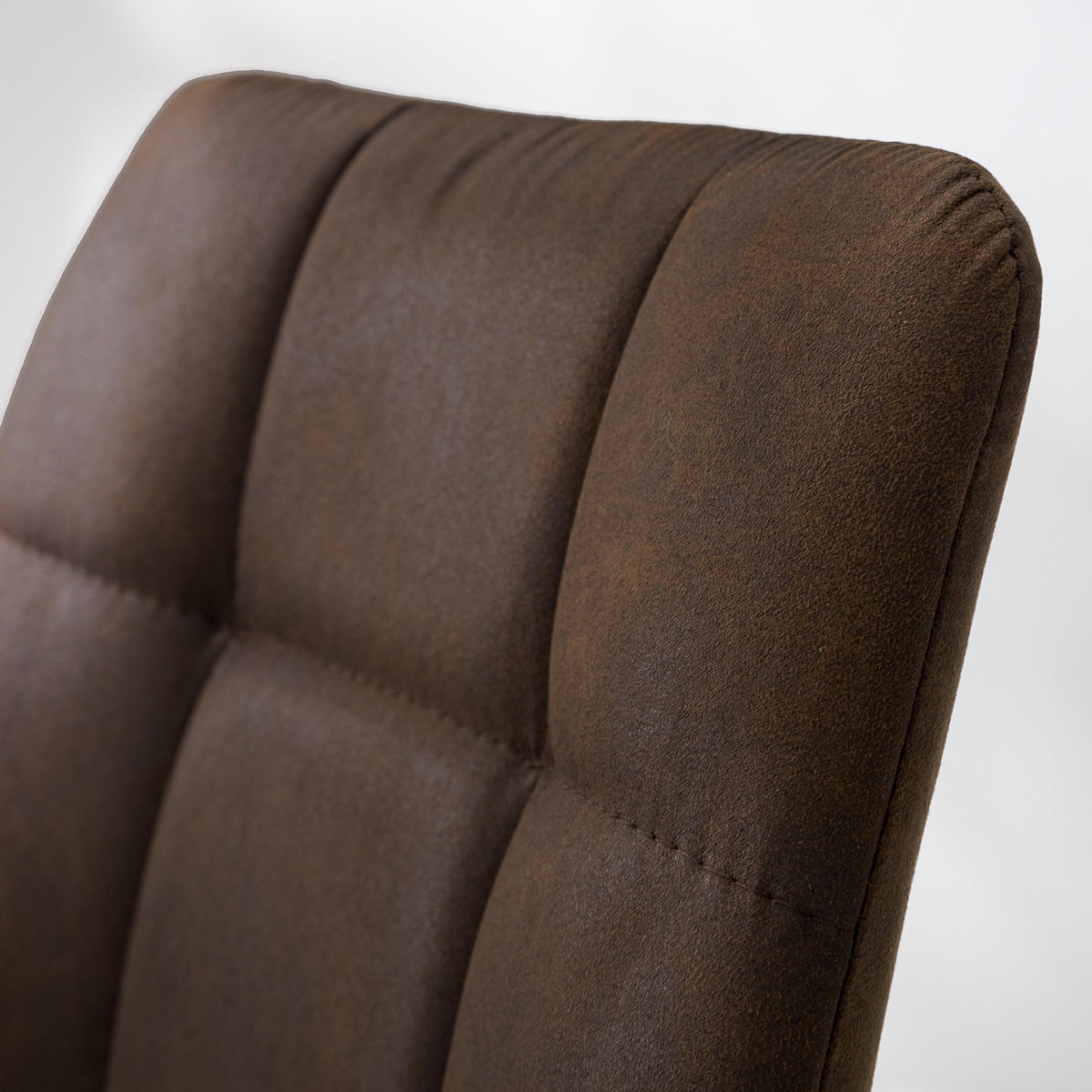 POLSTERSTUHL - Braun, Textil/Metall (44/86/57cm) - home24