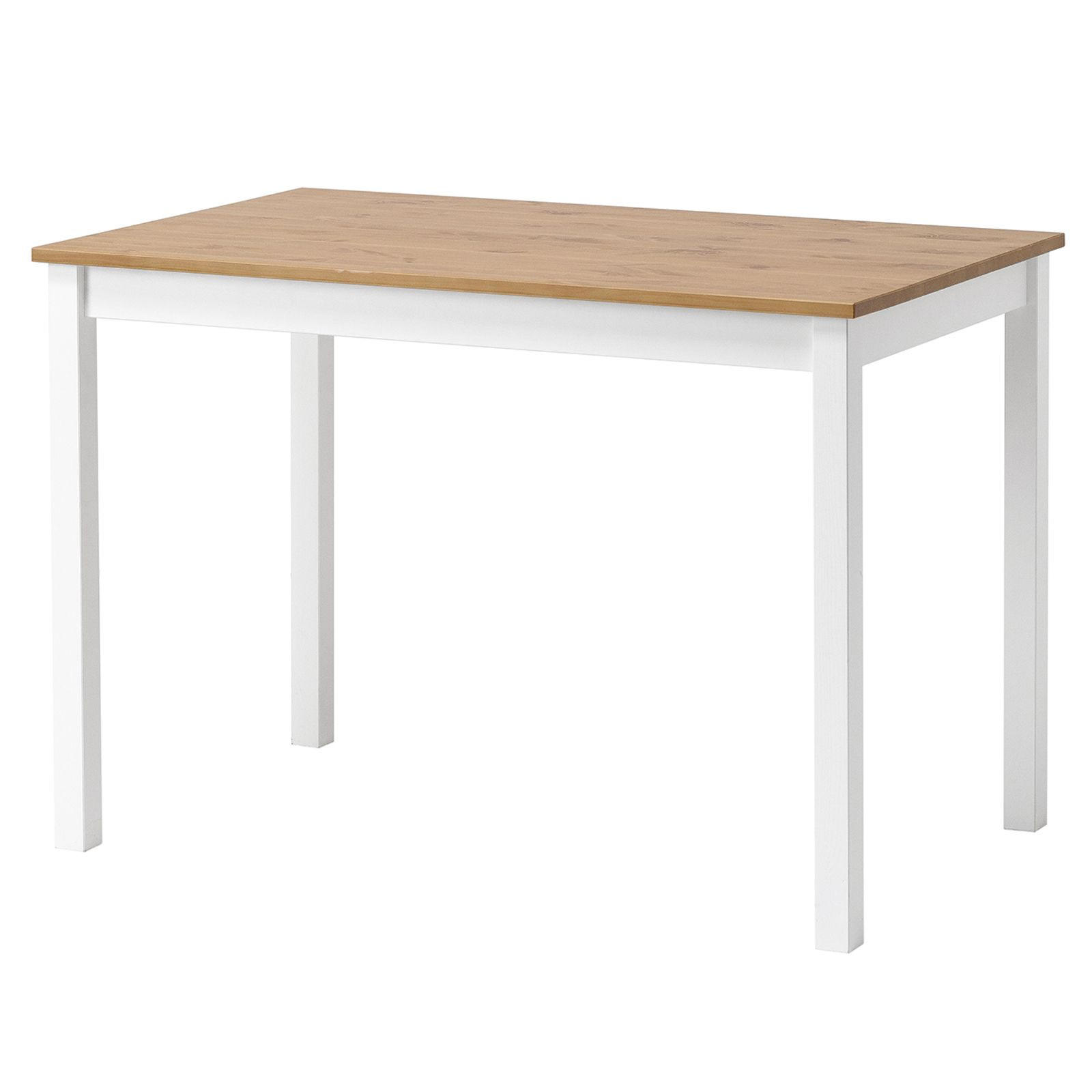 ESSTISCH Massivholz 68/110/75 cm - Weiß, Holz (68/110/75cm) - hagge home