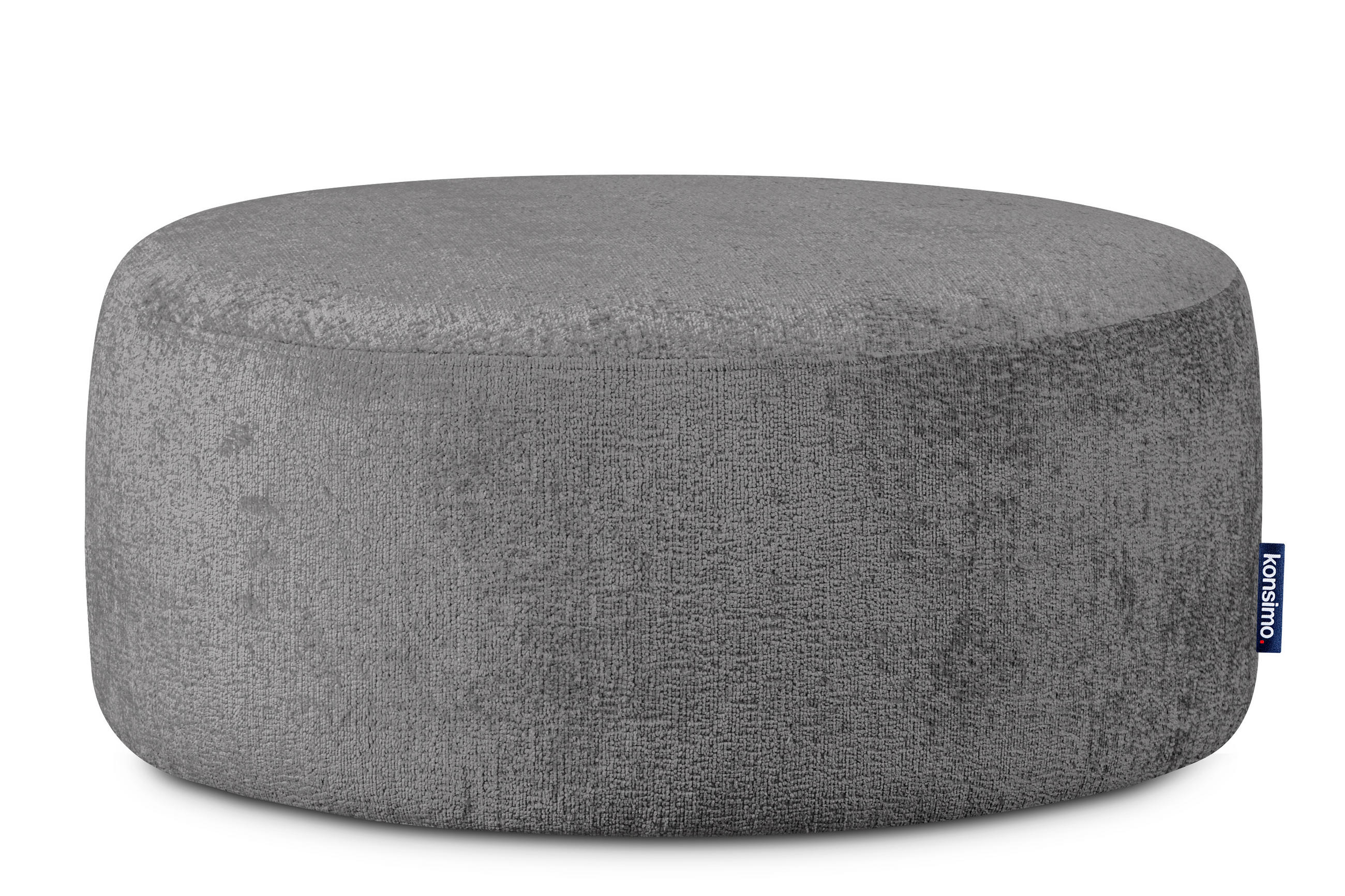 Konsimo® Sitzhocker Grau 80x36x80 cm