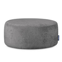 SITZHOCKER RAGGI mit 360° Drehfunktion, Grau - Grau, Textil (80/36/80cm) - KONSIMO®