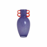 VASE Fiesta Large Lila 14.5/14.5/30 cm - Lila, Glas (14.5/30cm) - Present Time