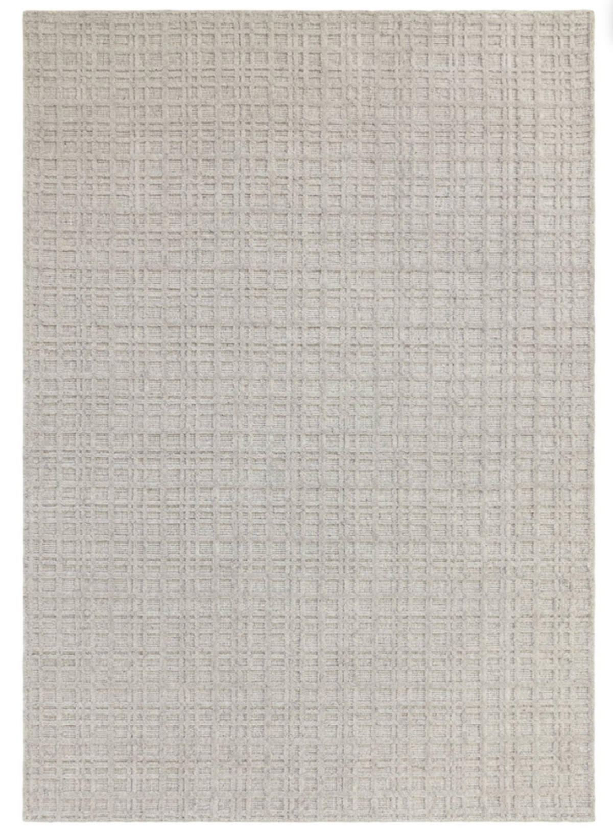 TEPPICH handgewebt Naturfaser HATCHY Grau 160 x 230 cm - Hellgrau, Naturmaterialien (160/230cm) - Novatrend