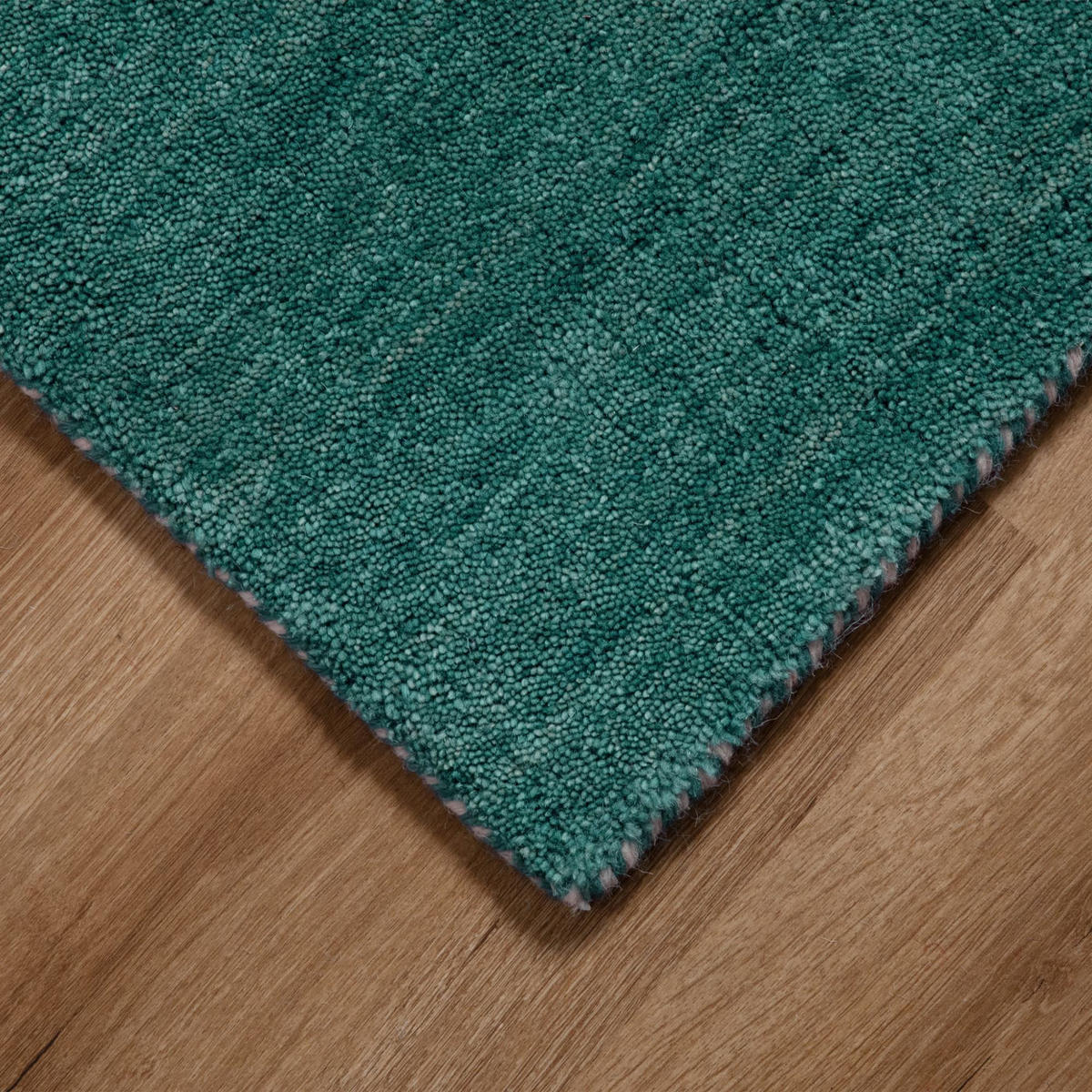 WOLLTEPPICH Nomade 130/190 cm - Türkis, Naturmaterialien/Naturmaterialen (130/190cm) - Steffensmeier