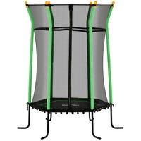 KINDERTRAMPOLIN - Grün, Kunststoff/Metall (163.5/163.5cm) - HOMCOM