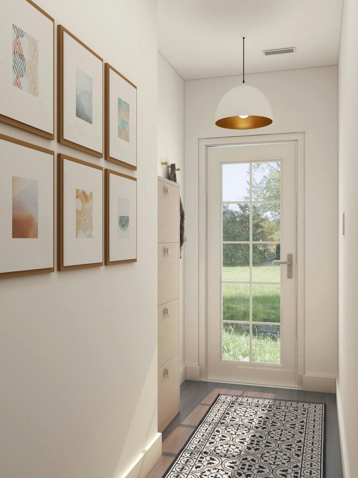 TEPPICH für den Innenkorridor im Freien schwarz - Schwarz, Textil (80/200cm) - AFK Living