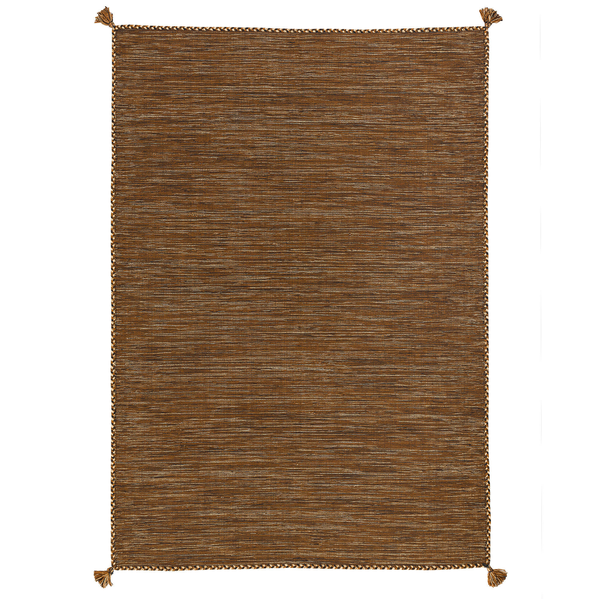 NATUR TEPPICH KELIM PRICO - Dunkelbraun, Textil (170/240cm) - Pergamon
