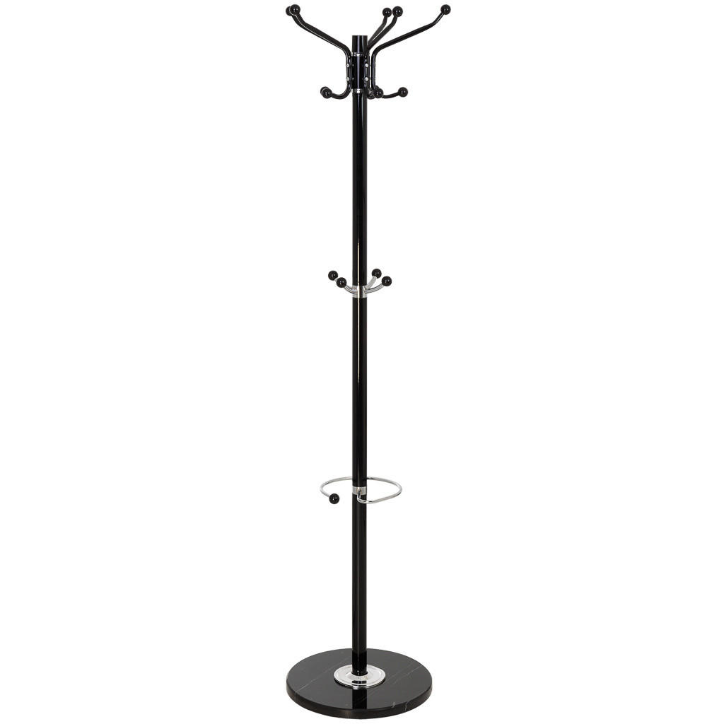 Wanderlust Garderobe Schwarz 36x172x36 cm