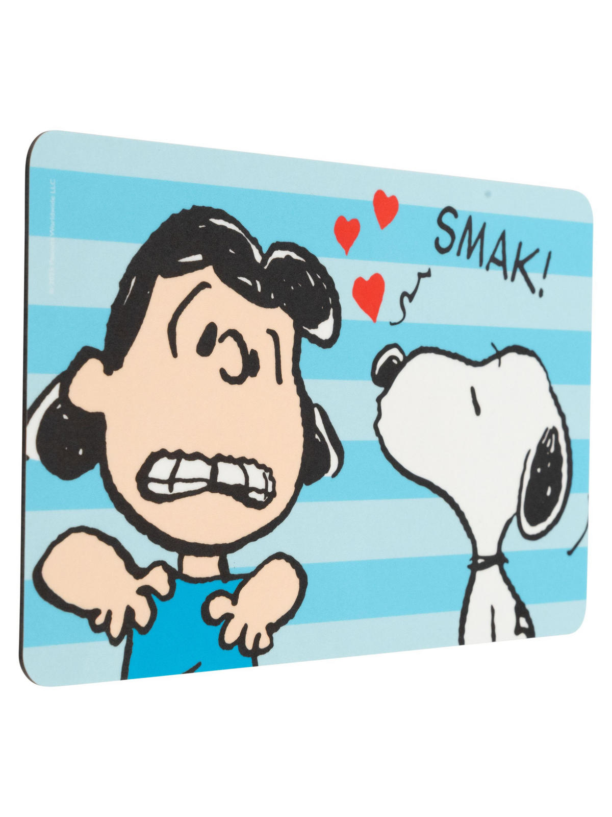 BRETTCHEN The Peanuts Snoopy Kuss Smak Blau 14,5 x 23,5 cm - Blau, Kunststoff (14.5/23.5cm) - United Labels
