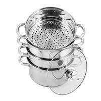 TOPF Silber 22/22/10 cm KH3329 - Silberfarben, Metall (22cm) - Kinghoff 