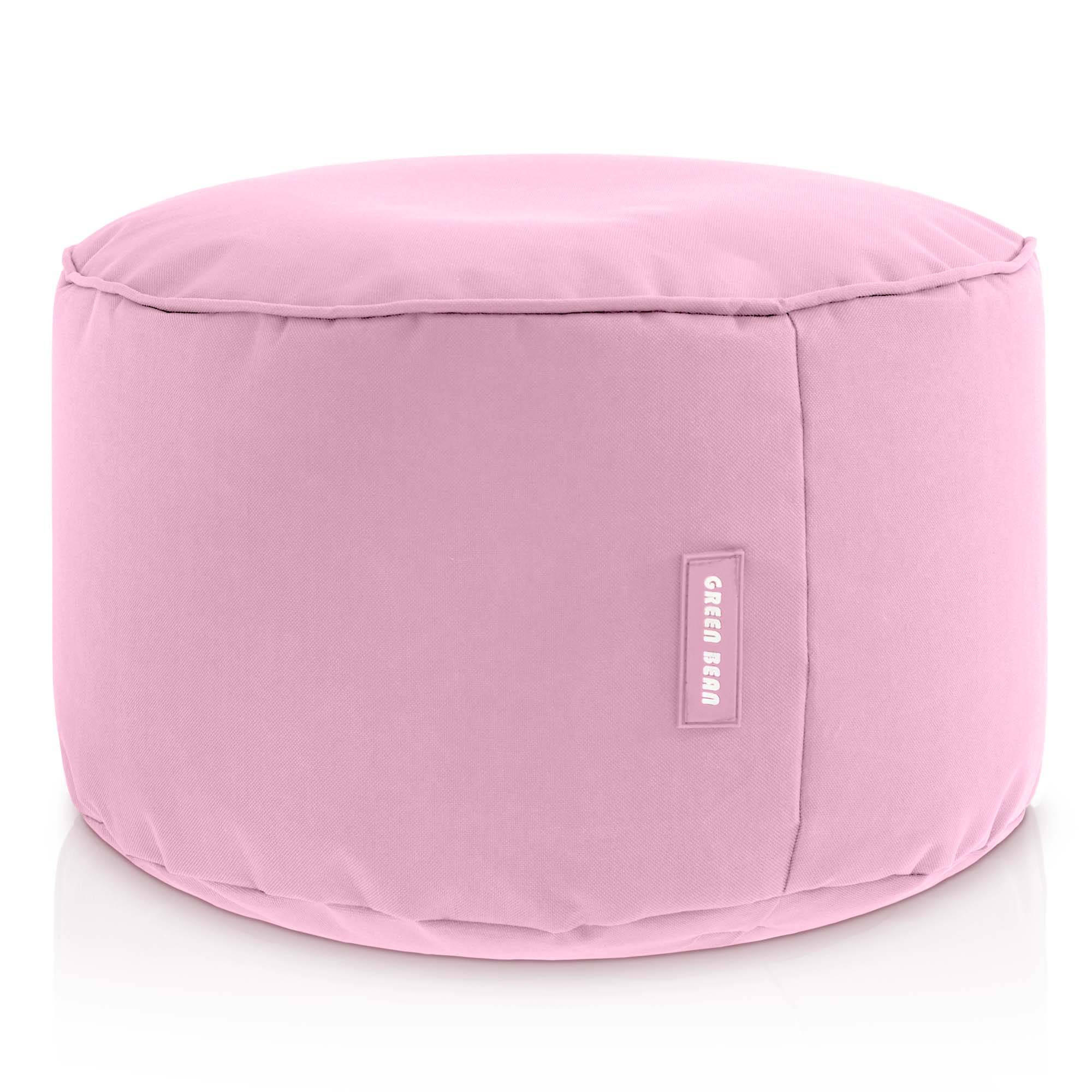 SITZSACK-HOCKER Pouf "Stay" 45x25cm - Rosa, Textil (45/25/45cm) - Green Bean