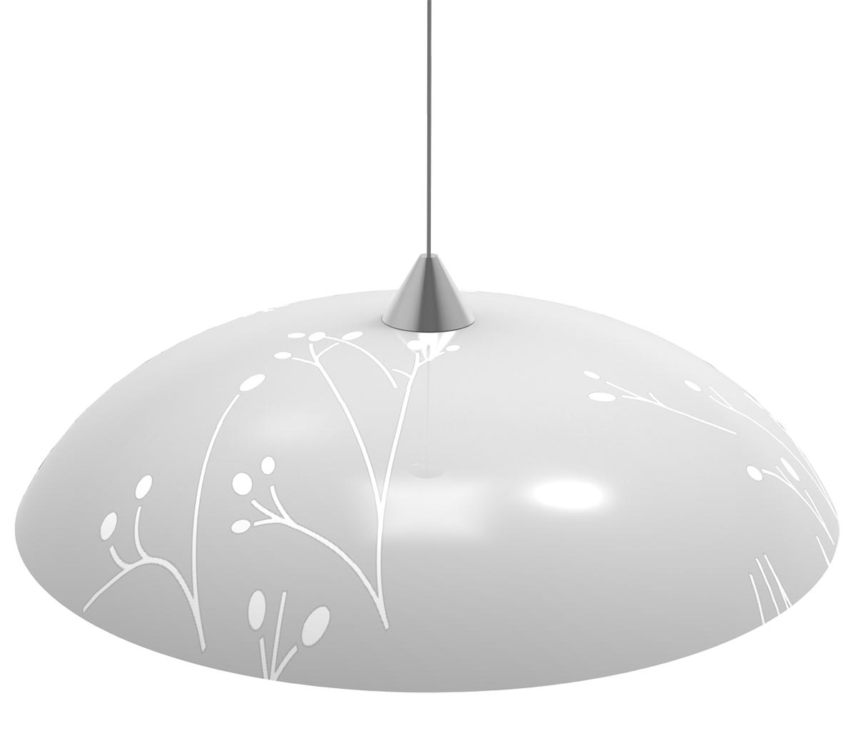 HÄNGELEUCHTE - Weiß, Metall (40/40/9cm) - Lumicom