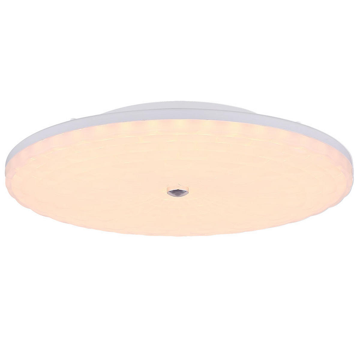 LED DECKENLEUCHTE Metall Weiß - Weiß, Metall (48.5/48.5/10cm) - Globo Lighting