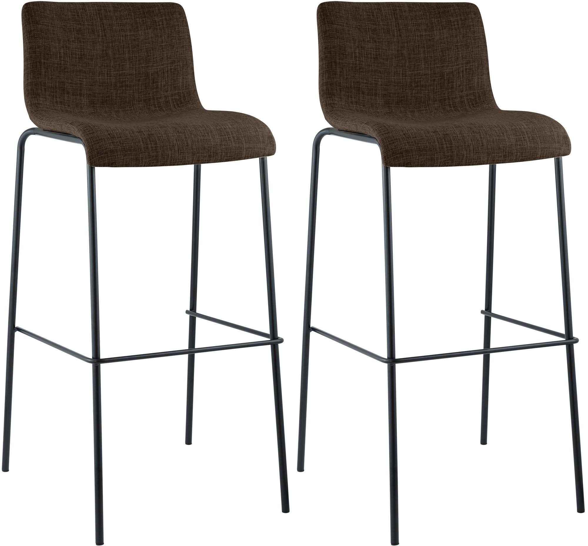 furnicato Barhocker Braun 43x100x48 cm
