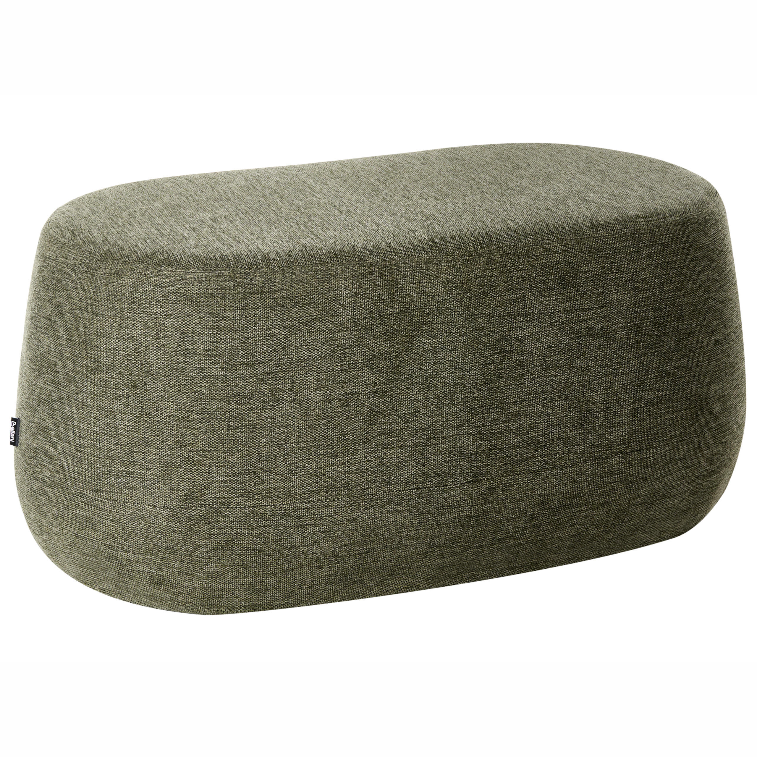 POLSTERBANK Dunkelgrün Ashton - Grün, Textil (100/44/60cm) - Beliani
