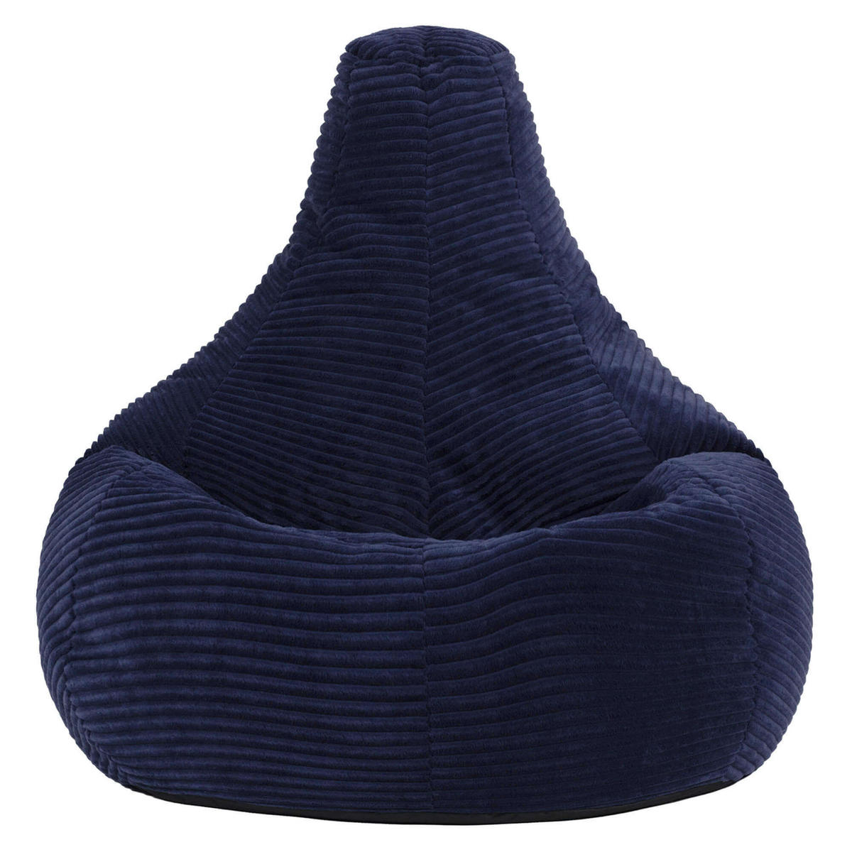 SITZSACK für Kinder Sessel aus Cord 2-tlg. - Dunkelblau, Textil (69/59/65cm) - icon