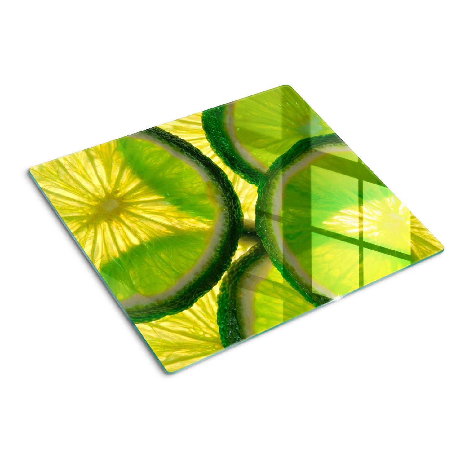 GLASPLATTE 60x52 cm Kalk - Grün, Glas (60/0.4/52cm) - TULUP