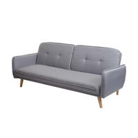 SCHLAFSOFA Grau - Grau, Textil (185/78/85cm) - MCW