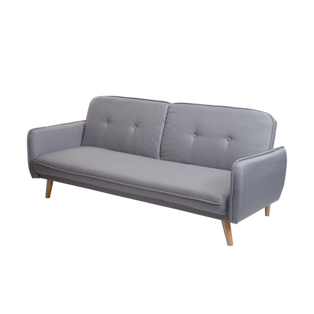 SCHLAFSOFA Grau - Grau, Textil (185/78/85cm) - MCW