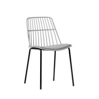 STUHL FÜR DRAUSSEN Erica Grau 45 cm x 82 cm - Grau, Kunststoff (45/82/54cm)