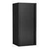 AKTENSCHRANK Burlöv - Schwarz, Metall (40/88/35cm) - [en.casa]