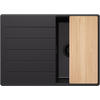 SPÜLBECKEN Kopenhagen, 2-er set Alles Schwarz 70/50 cm 1 Becken + Ablauf-Set + Schneidebrett ab 40er Unterschrank - Beige/Schwarz, Kunststoff (70/20/50cm) - Primagran