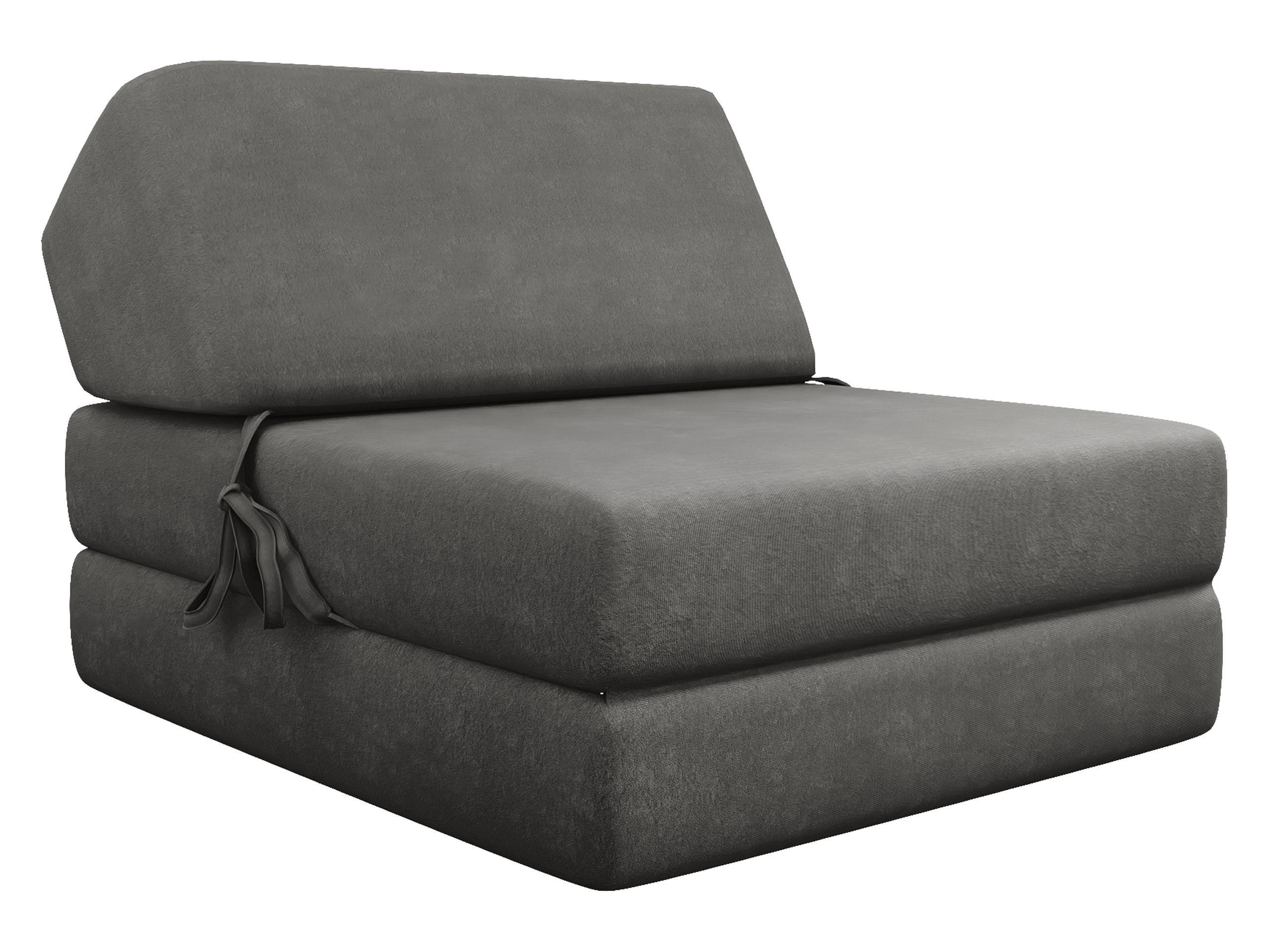 KLAPPSOFA Kevin - Grau, Textil (73/58/90cm) - MIRJAN24