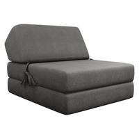 KLAPPSOFA Kevin - Grau, Textil (73/58/90cm) - MIRJAN24
