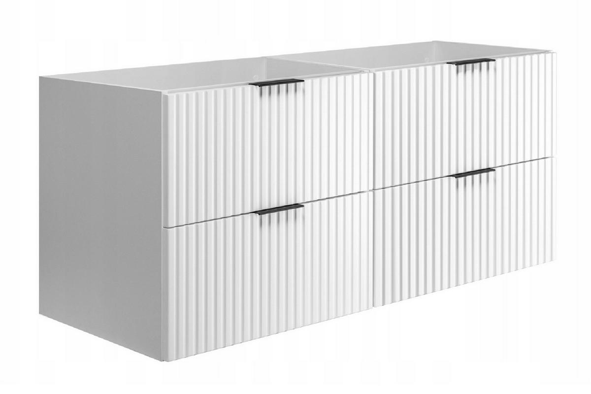 WASCHBECKUNTERSCHRANK FLOW Weiß matt 120/57/46 cm - Weiß, Holzwerkstoff (120/57/46cm) - Rodan