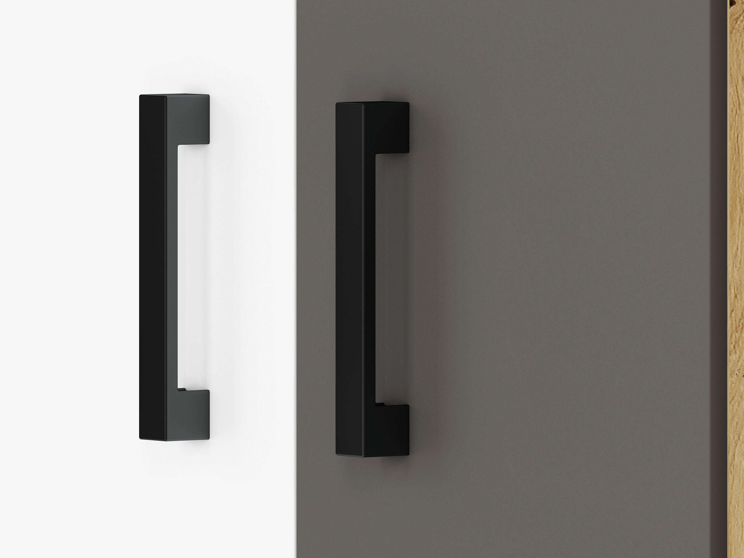 Thumbnail - Feldmann-Wohnen Eckschrank, Braun, Weiß, Holz, 4 Fächer, Rechteckig, 82x191x82 cm, Schlafzimmer, Kleiderschränke, Ecksch...