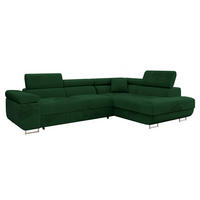 ECKSOFA Torezio, Seite: Rechts - Grün, Holz/Textil (274/203cm) - MIRJAN24