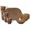FRÜHSTÜCKS-SET Sahara Dunkelbraun 18er Set - Dunkelbraun, Keramik (1/1/1cm) - Ritzenhoff Breker