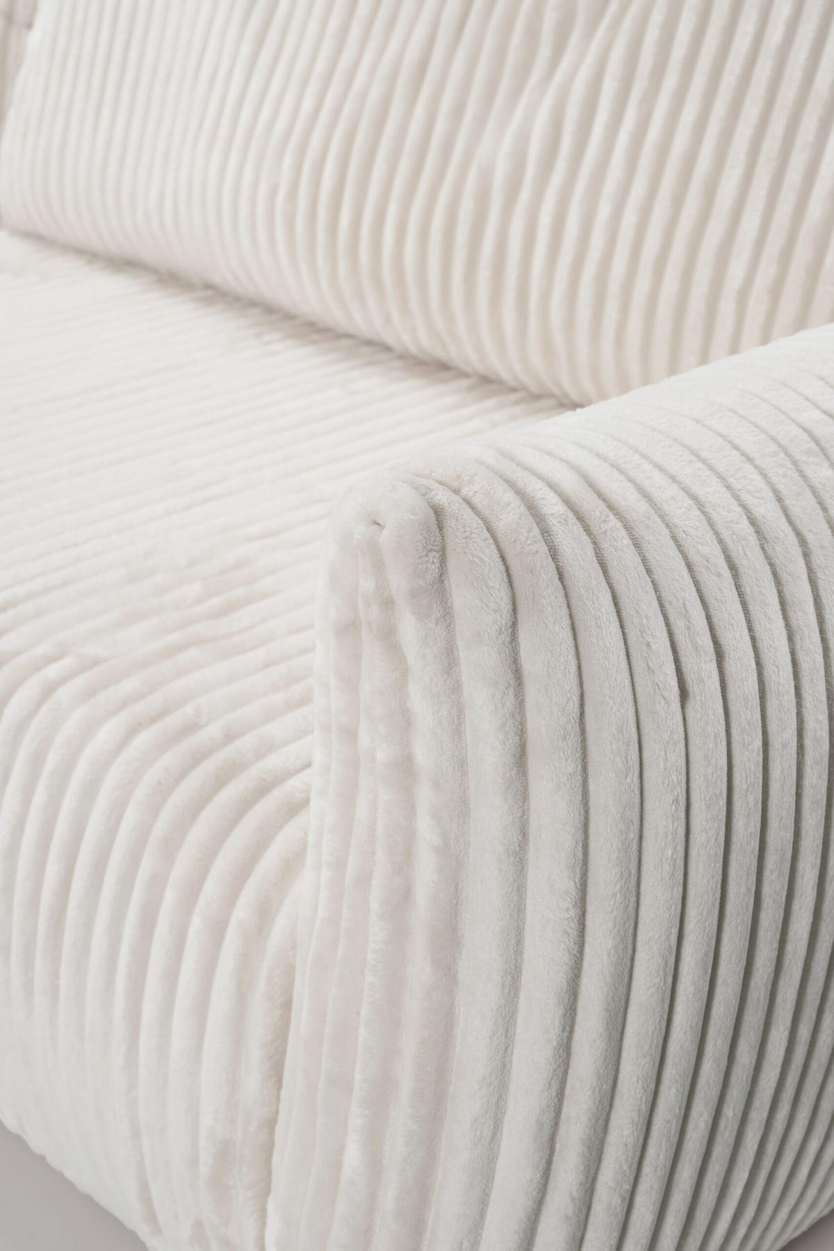 ECKSOFA HALLORA - Creme (Tilia 01) - Creme, Holzwerkstoff (257/177cm) - Möblo
