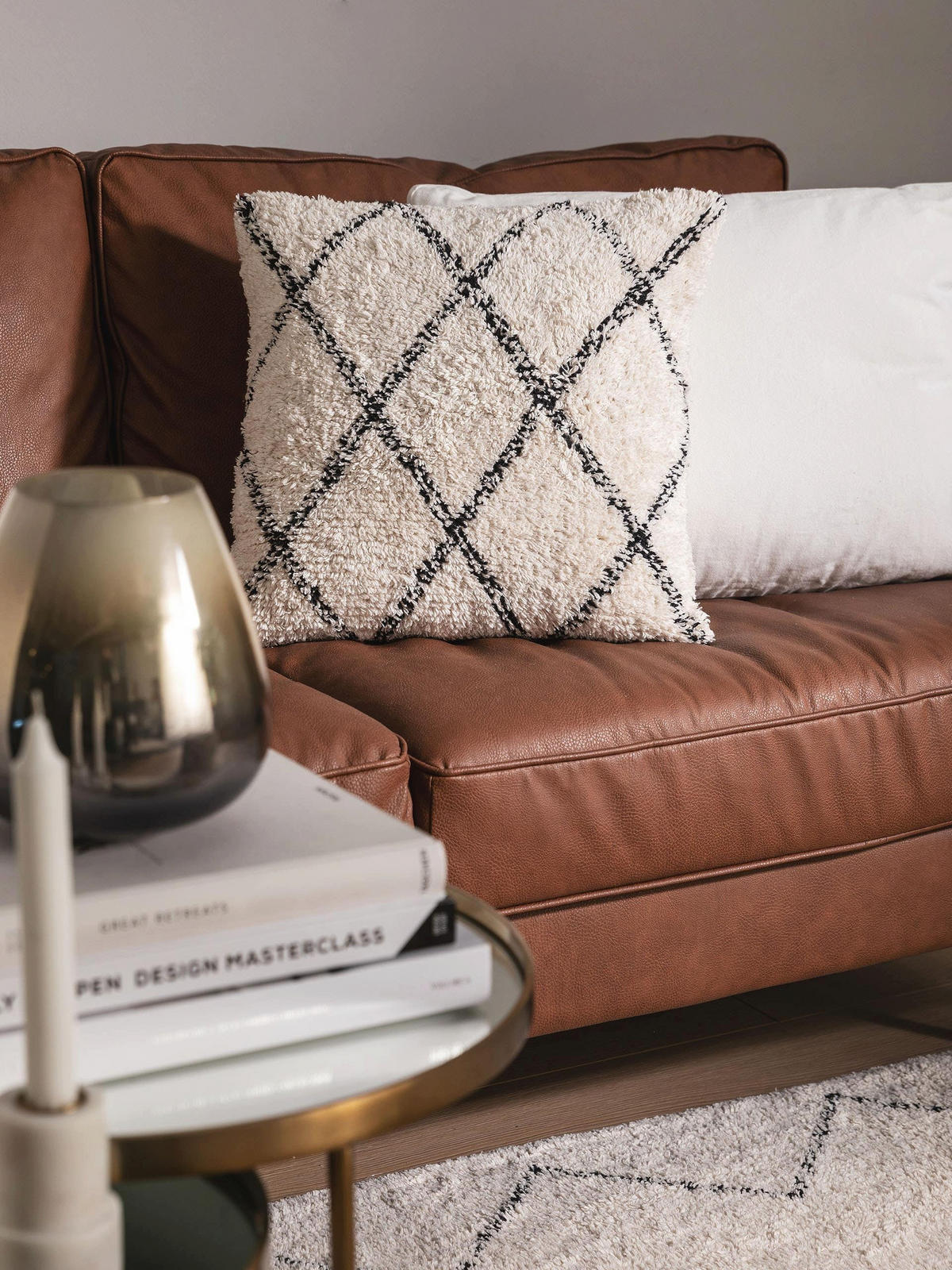 KISSENBEZUG Naomi Cream 45x45 cm - Creme, Textil (45/45cm) - benuta Nest