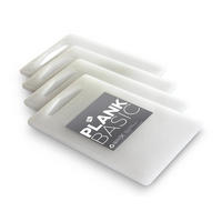 SCHNEIDEBRETT er Basic - 25 x 15 cm - Weiß - 4 Stück - Weiß, Kunststoff (15/25cm)