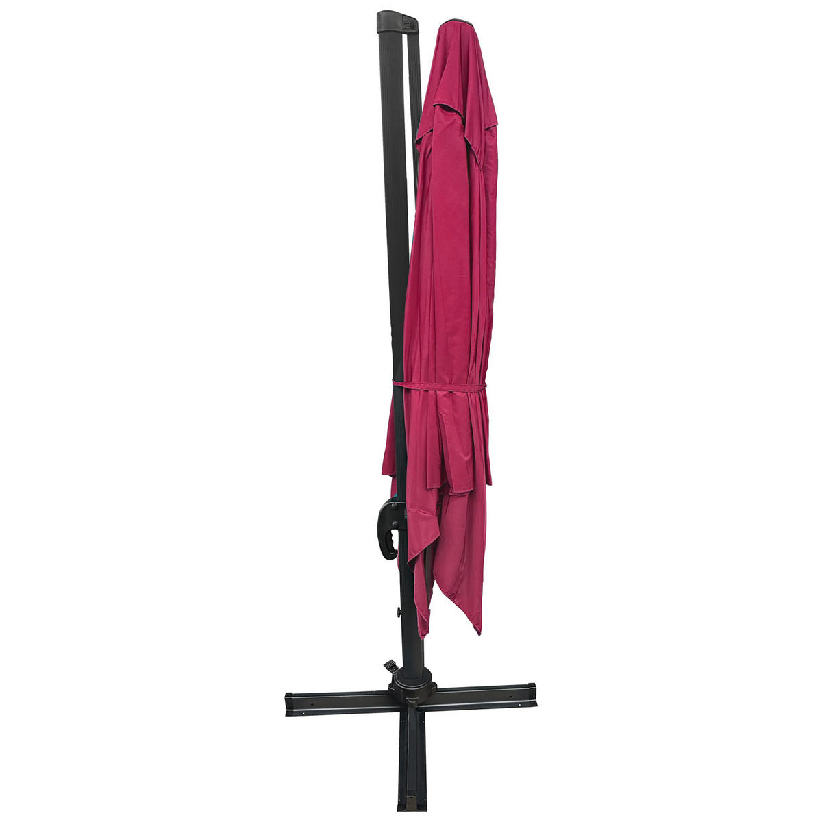 SONNENSCHIRM Molokai Fuchsia 300/300 cm - Rosa, Textil (300/300cm) - Happy Garden