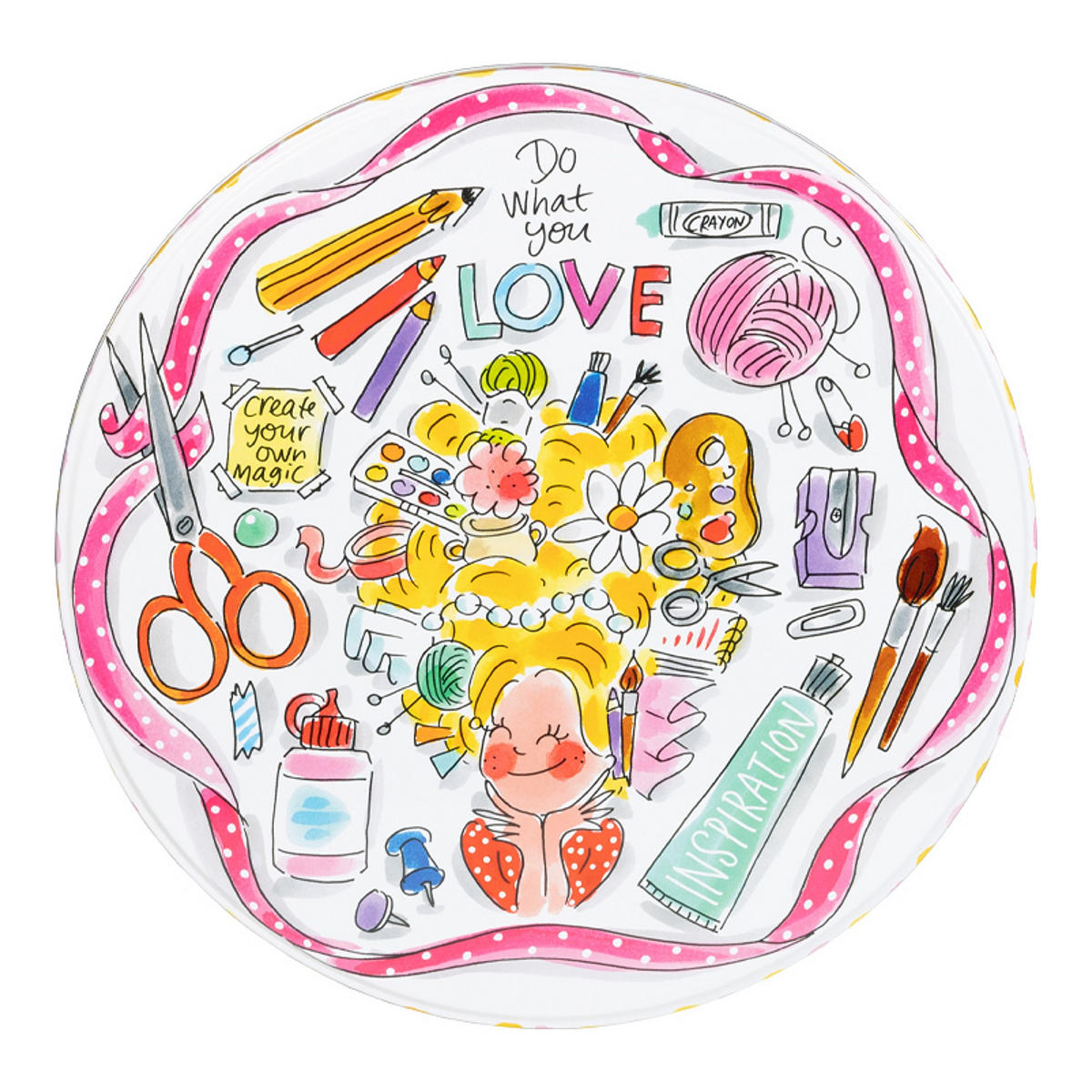 DOSEN Kreativität in Bunt - 24cm - Multicolor, Metall (24/12/24cm) - Blond Amsterdam