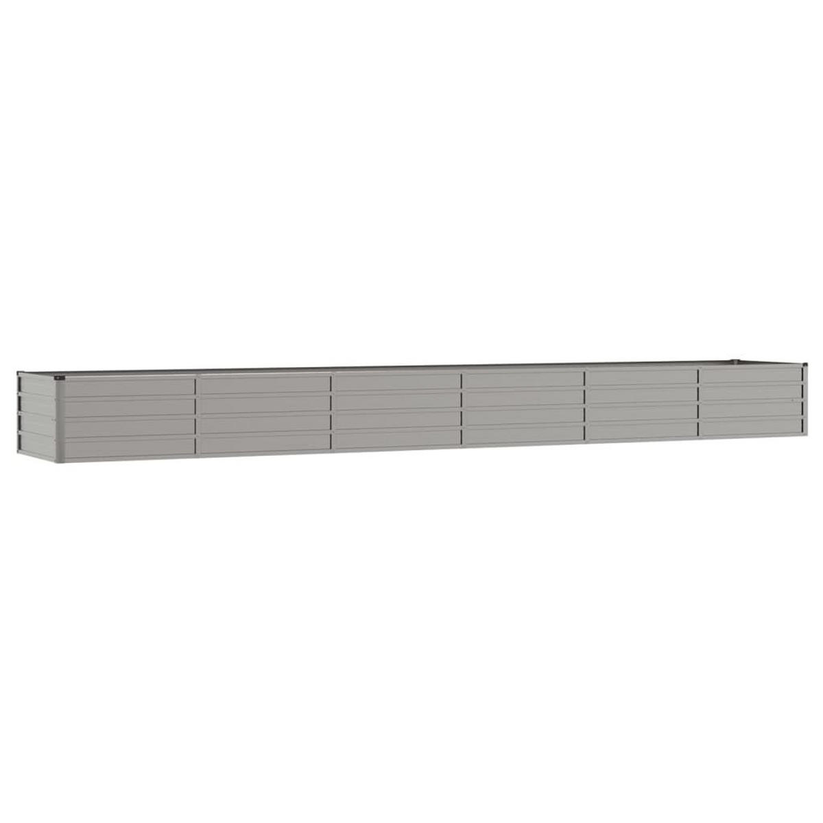 HOCHBEET aus Cortenstahl ISAK unten offen Metall 480x80x45 cm - Braun, Metall (480/45/80cm) - DELUKE