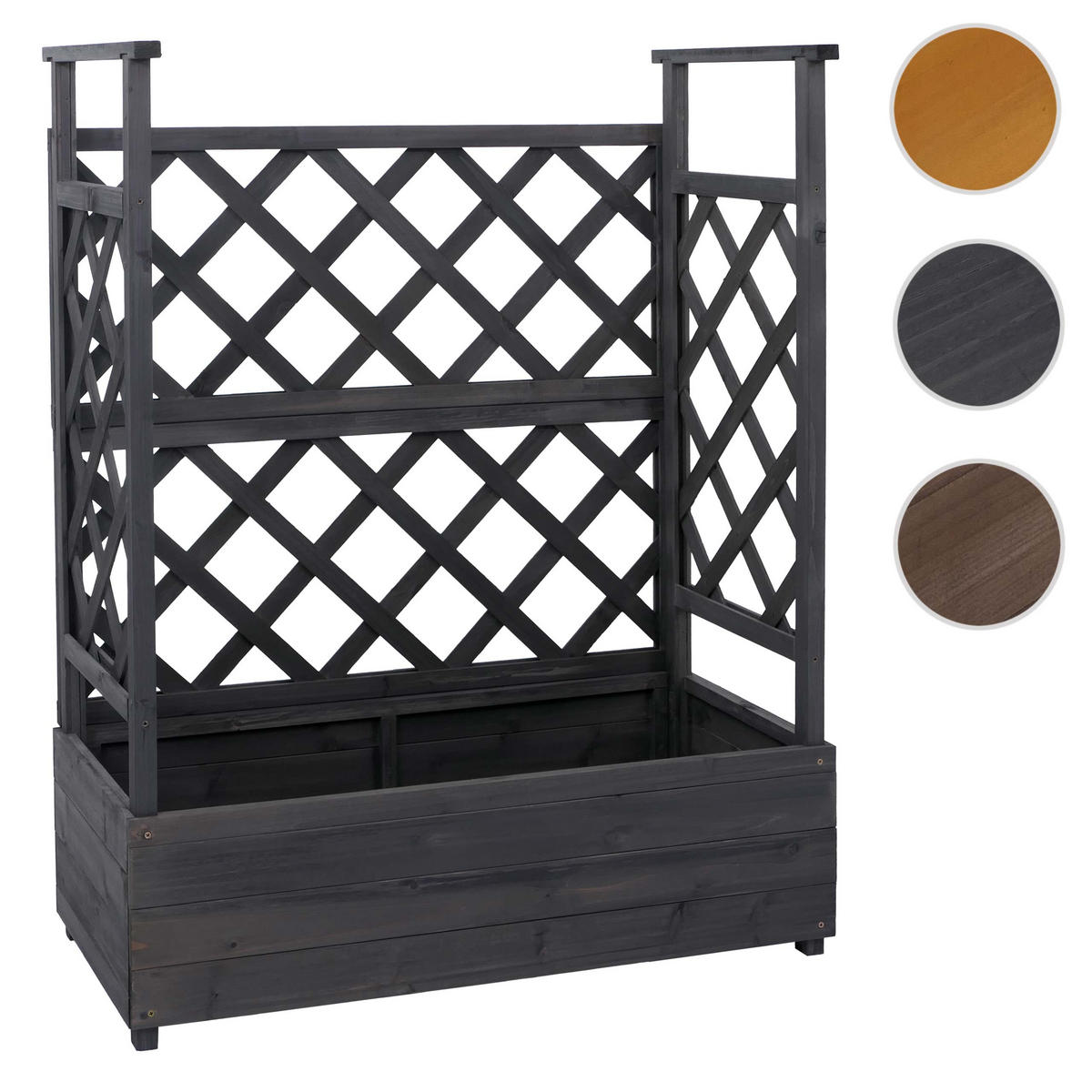 HOCHBEET Grau - Grau, Holz (85/114/44cm) - MCW