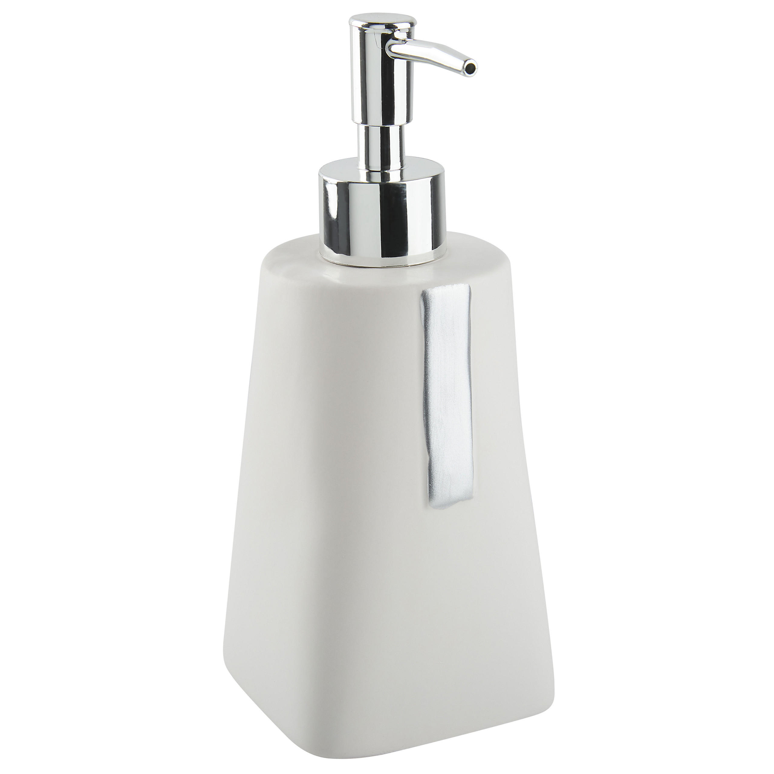 BADEZIMMER Set 3-teilig Keramik beige Sonana - Beige, Stein (8/19/8cm) - Beliani