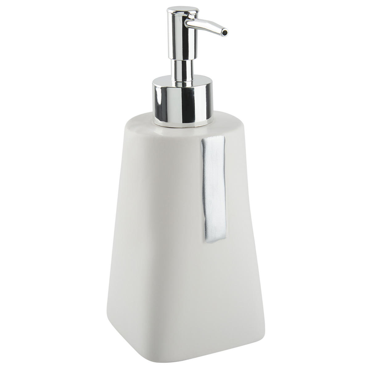 BADEZIMMER Set 3-teilig Keramik beige Sonana - Beige, Stein (8/19/8cm) - Beliani