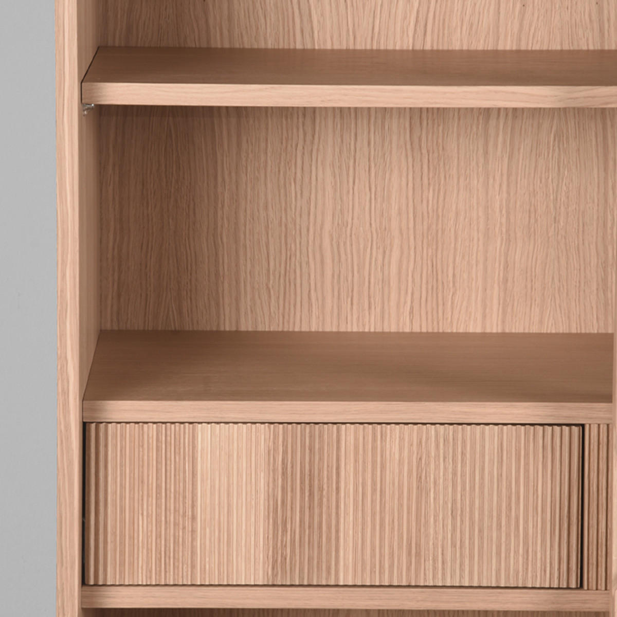 SCHRANK Jule Beige 49/100/180 cm - Beige, Holz (100/180/49cm) - LABEL51