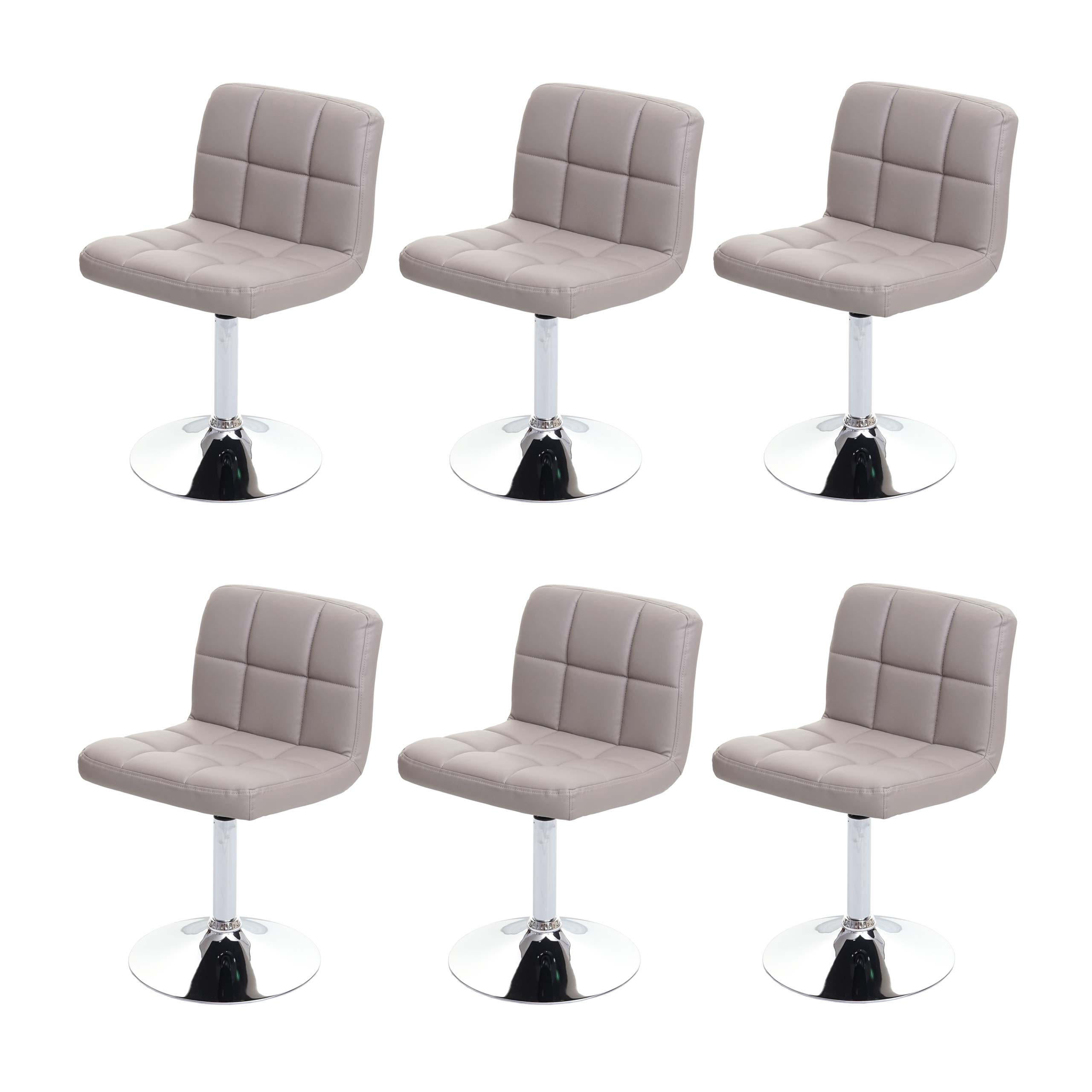 ESSZIMMERSTUHL Hellgrau 6er-Set - Hellgrau, Textil (43/76/44cm) - MCW