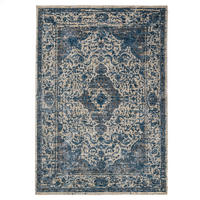 TEPPICH ADUR, orientalisch mit Medaillon, Blau, 200 x 300 cm - Blau, Textil (200/300cm) - KADIMA DESIGN