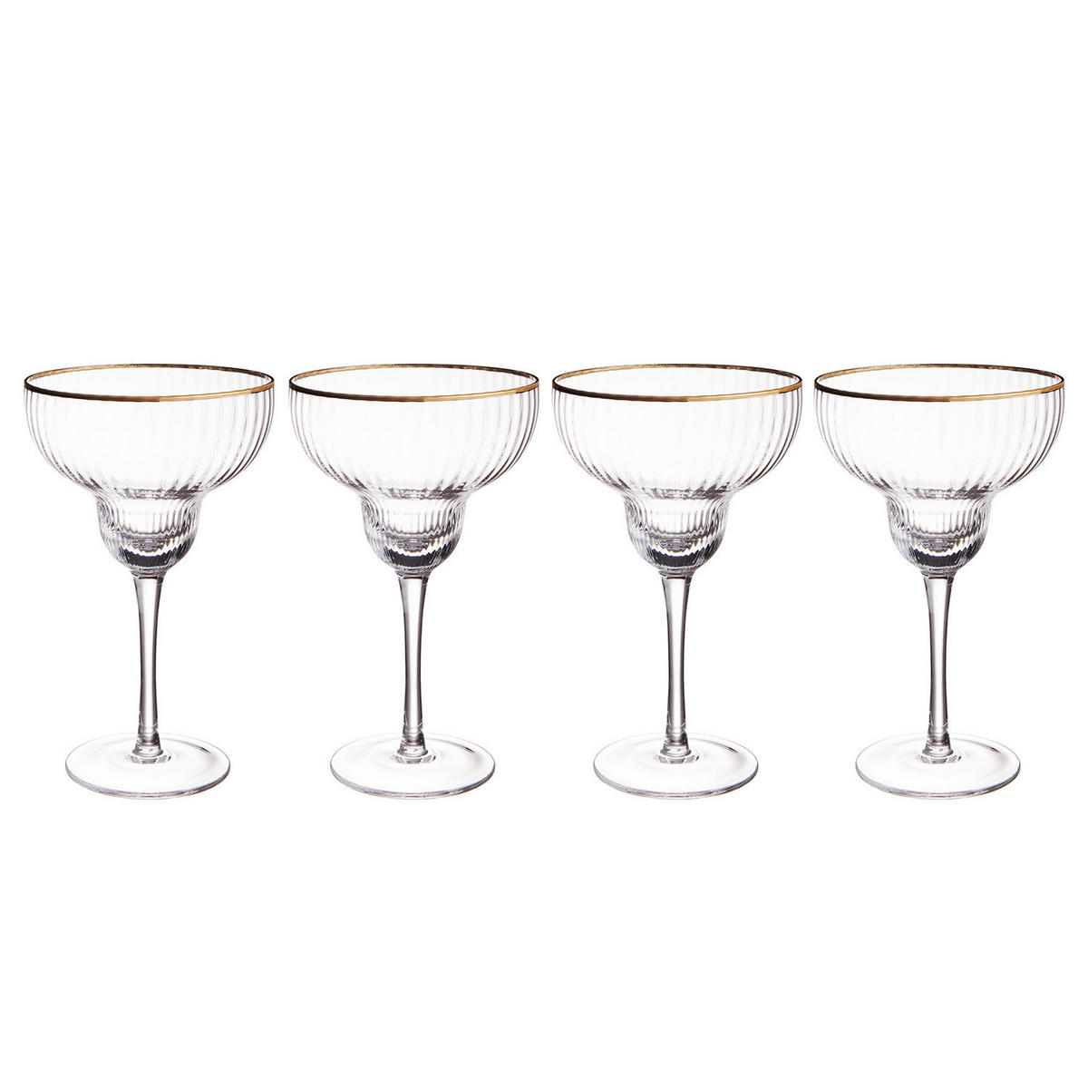 COSMOPOLITAN-GLÄSER (4er Set) Golden Twenties 350 ml - Transparent, Glas (0.35L) - Butlers