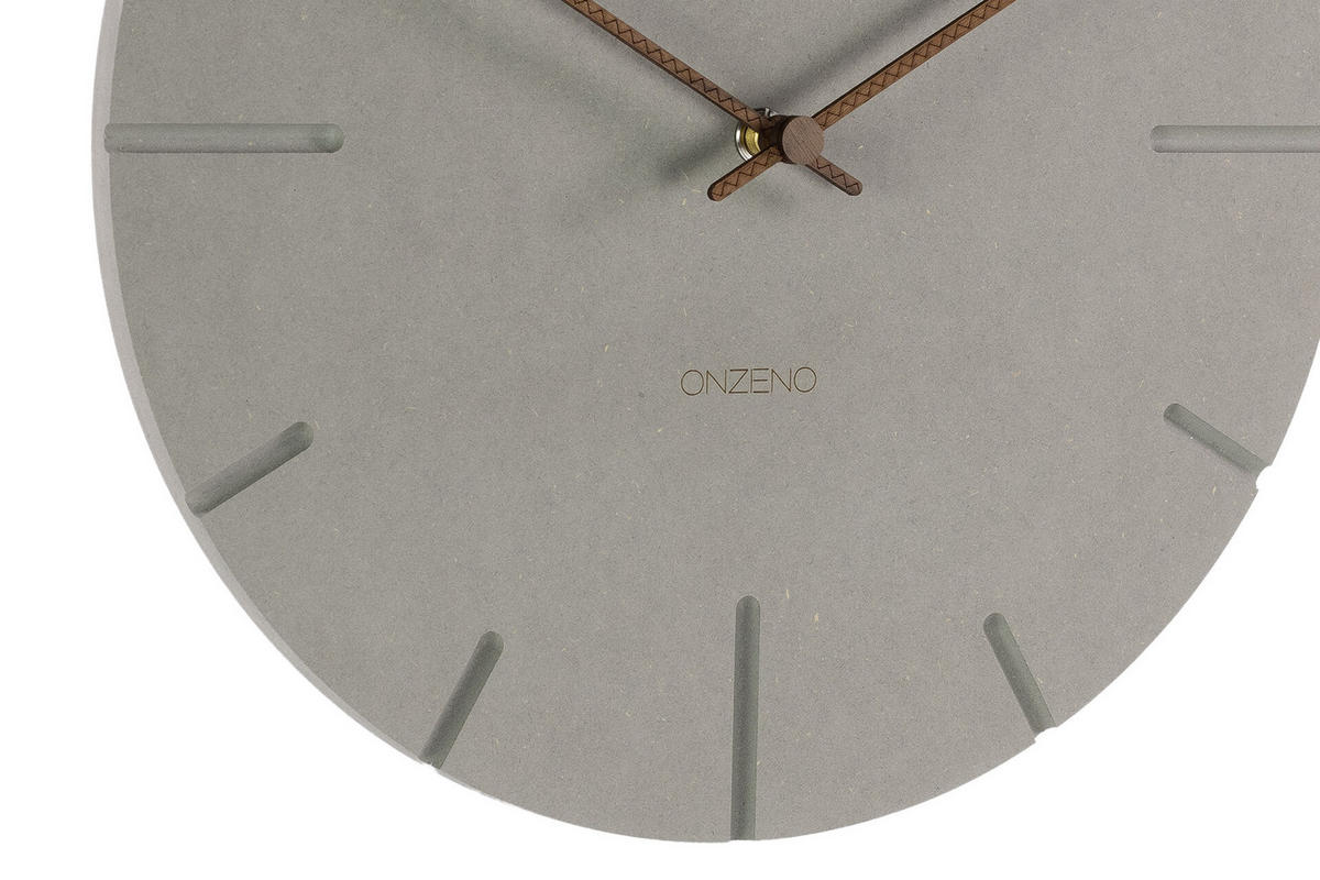 WANDUHR Design Grau 29/29 cm - Grau, Holzwerkstoff (0.6/29/1cm) - ONZENO