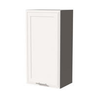 HÄNGESCHRANK Salo W4/50 Grau / Weiß Matt 50 / 32,5 / 96cm - Weiß/Grau, Holz/Holzwerkstoff (50/96/32.5cm) - Feldmann-Wohnen